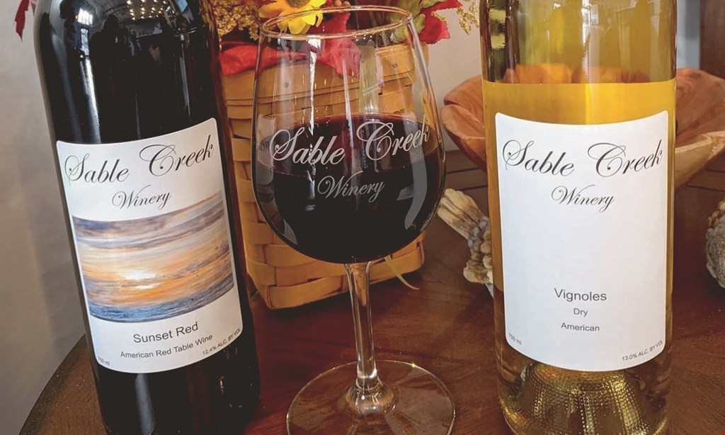 Product image for Sable Creek Winery $5 OFF any purchase of $30 or more. 