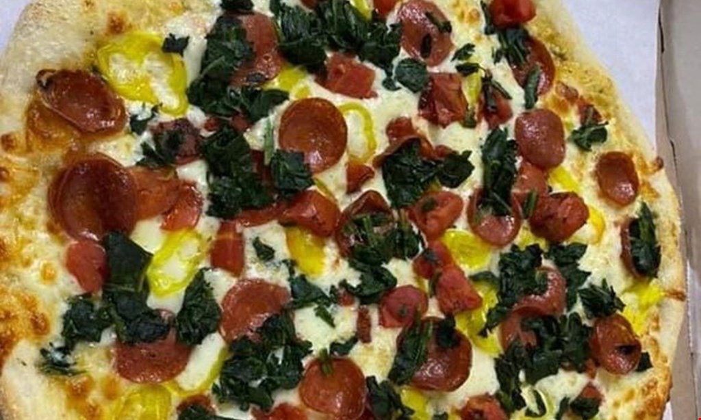 Product image for Lazzio Family Pizza Two medium 1-topping pizzas with a family salad and a 2-liter of soda $45. 