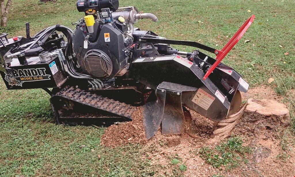 Product image for Flat Out Stump Grinding $150 OFF Total Bill of $1000 or more. 