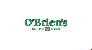 Product image for O'Briens Irish Pub $15 For $30 Worth Of Irish & American Cuisine (Also Valid On Take-Out W/Min. Purchase Of $45)