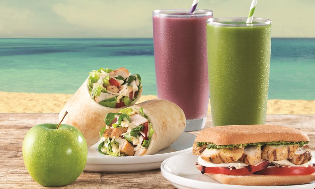 Product image for Tropical Smoothie Cafe - Bridgeville 1/2 off any wrap, sandwich or flatbread. 
