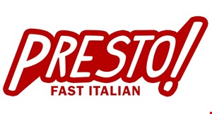Presto Fast Italian-Lititz logo