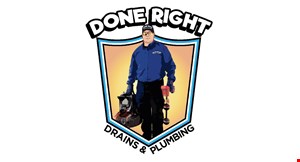 Done Right Drains And Plumbing logo
