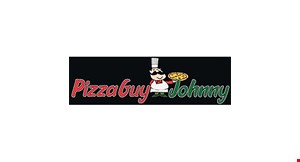 Product image for Pizza Guy Johnny FREE Garlic Bread or Cannoli with any dinner. 
