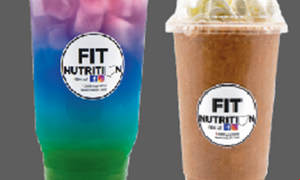 Product image for Fit Nutrition Beavercreek 50% off loaded tea. Buy a loaded tea and get a second one 50% off and Friday deal. 50% off protein shake. Buy a protein shake and get a second one 50% off.