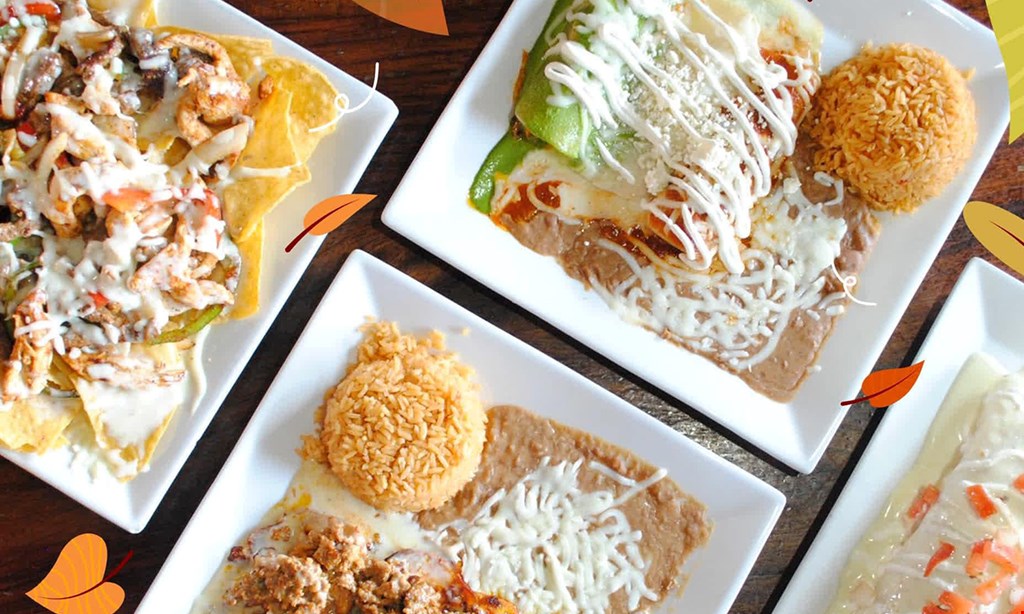 Product image for Plaza Azteca Mexican Restaurant-Hanover Mon-Thurs Only Special $4 OFF buy a lunch item, get the 2nd lunch  item $4 off (valid on select items only). 