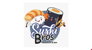 Product image for Sushi Bros FREEappetizer with the purchase of $30 or more. 