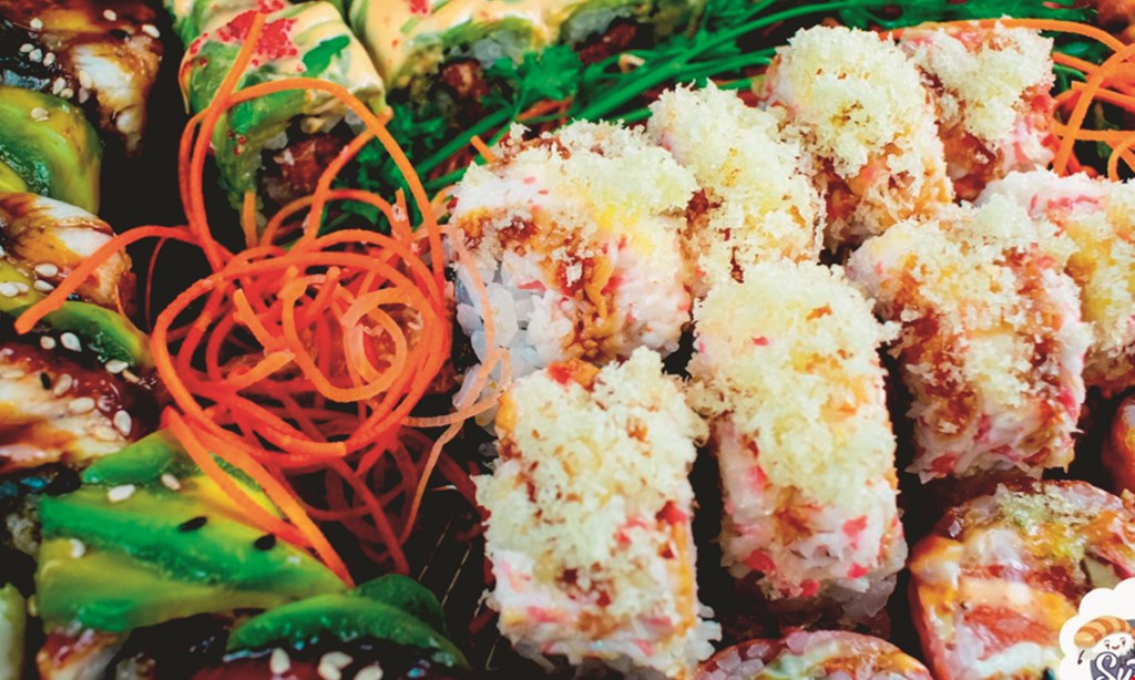 Product image for Sushi Bros FREE kids’ eat free with the purchase of 2 adult unlimited sushi & 2 drinks • Monday only under 10 • one child per every 2 adults. 