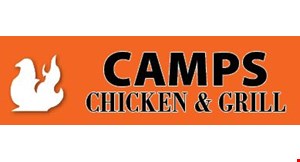 Product image for Camps Chicken & Grill $10 For $20 Worth Of Chicken, Burgers & More!