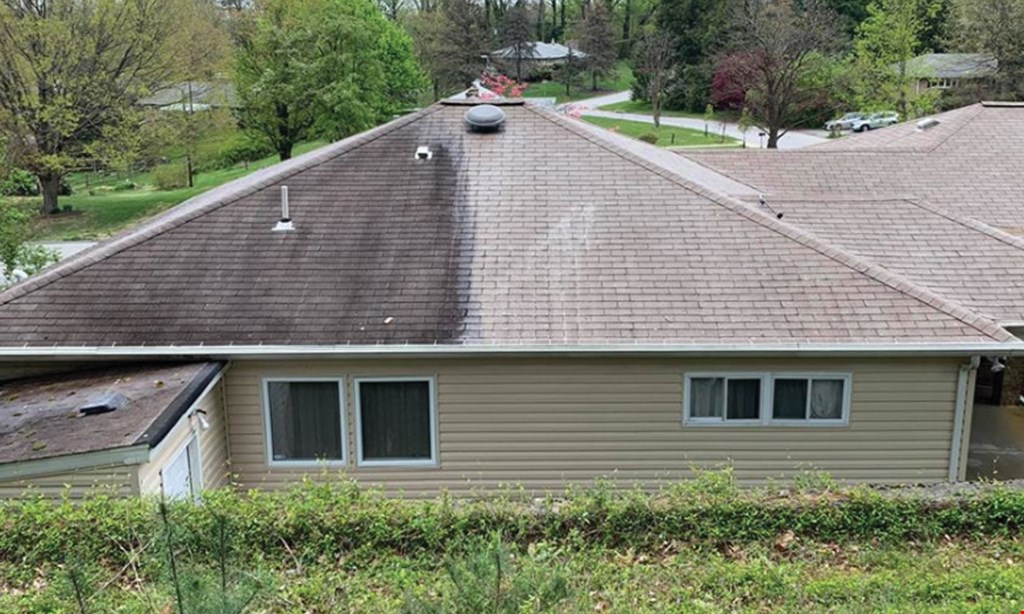 Product image for Clean Pro Softwash Roof cleaning & rejuvenation Starting as low as $499.