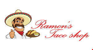 Product image for Ramon's Taco Shop $8.99 3 Rolled Tacos (beef or chicken) With Rice & Beans. 