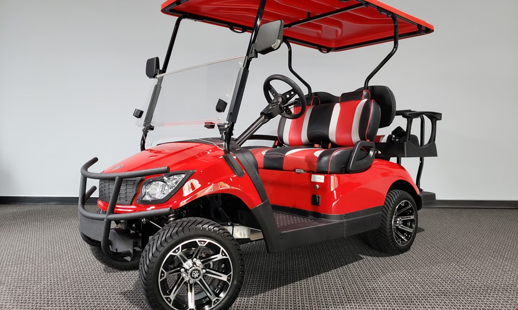 Product image for Kliggy's Karts $250 Off golf cart purchase OR FREE bluetooth stereo with golf cart purchase. 