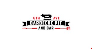 Product image for 6th Avenue Barbecue Pit And Bar $5 OFF any purchase of $30 or more.