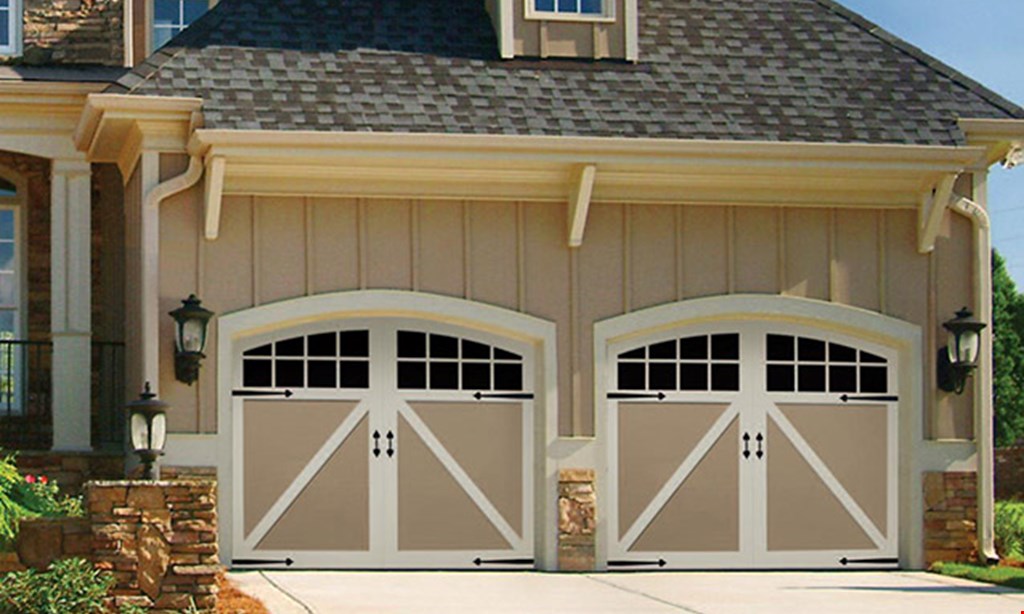Product image for Michael C. Sage Garage Door Services Tune-Up Special - Only $95 door & opener, operational safety check. Repair parts not included. Additional doors $35.00 each. 