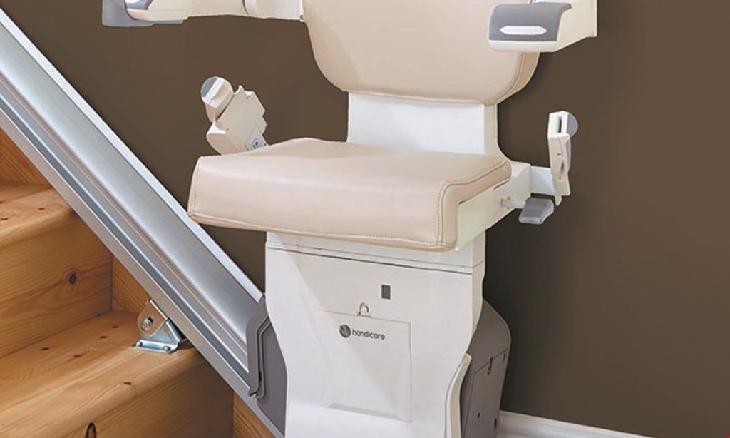 Product image for AIP Mobility Plus $250 off New Stairlift Installation, Up To 16 Foot Track Length Straight Model Only