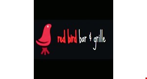Product image for Red Bird Bar & Grille $15 off any purchase of $30 or more. 