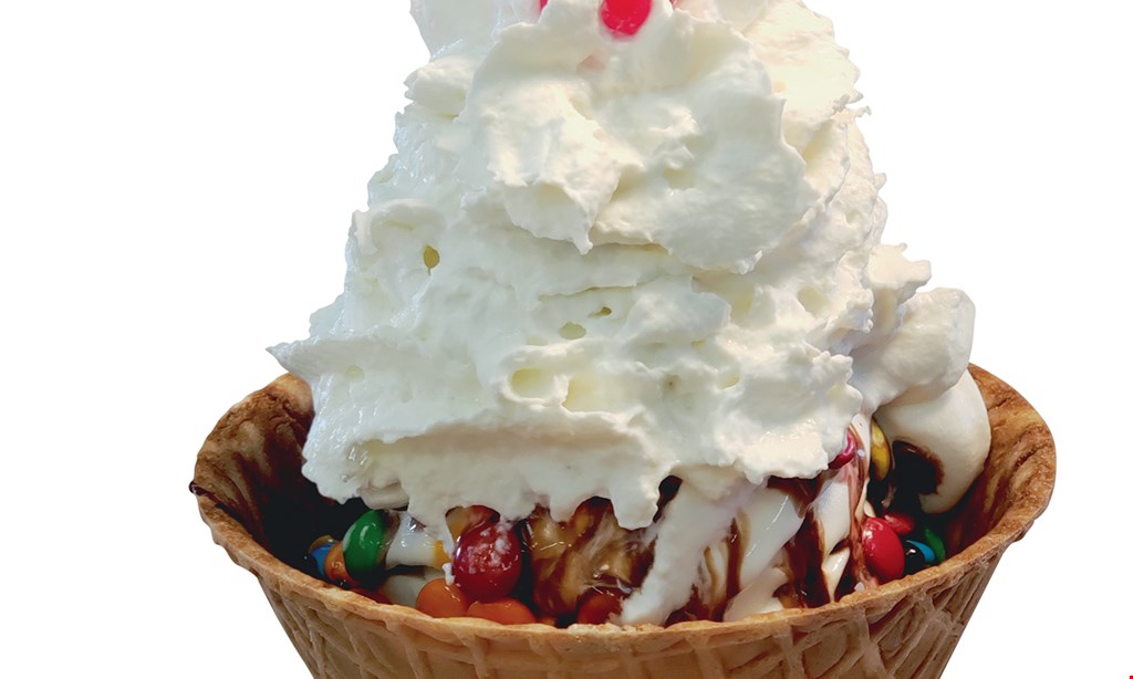 Product image for Mr. Bill's Richman's Ice Cream $1 off specialty sundae.