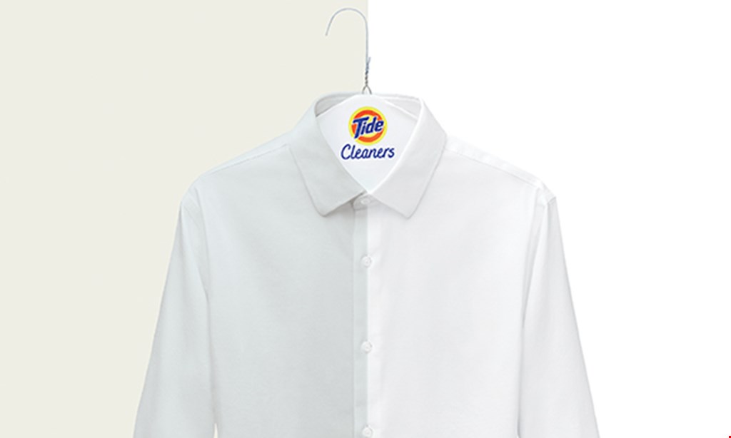 Product image for Tide Ridgewood 20% off next dry cleaning order.