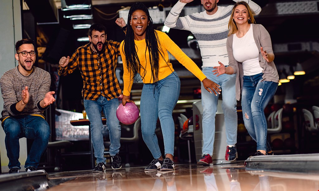 Product image for Bertrand Bowling Lanes FREE BOWLING Buy 2 games, get 3rd game free (offer good for 2 people or more). 