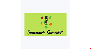 Product image for Guacamole Specialist $5 OFF any purchase of $25 or more.