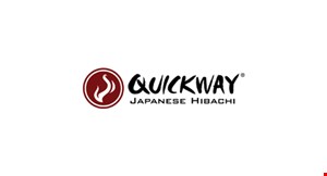 Product image for Quickway Japanese Hibachi FREE fountain drink (20 oz.)