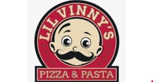 Product image for Lil Vinny's Pizza & Pasta $20 OFF any purchase of $100 or more.