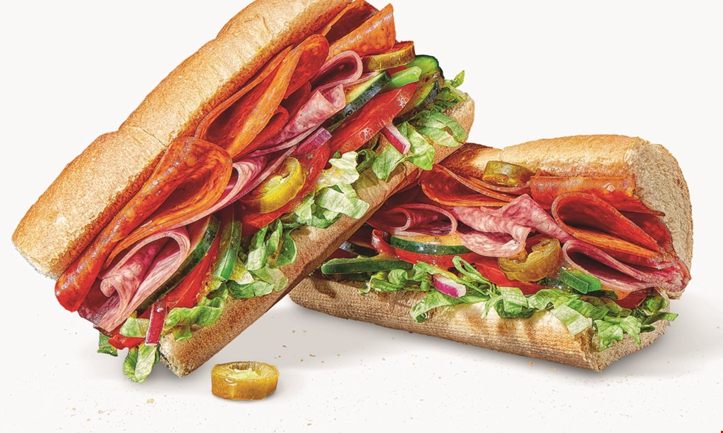Product image for Auntie Anne's FREE SUB, purchase a sub & a fountain drink, receive a sub of equal or lesser value FREE