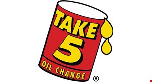 Product image for Take 5 Oil Change GRAND OPENING OFFER $15 OFF ANY PREMIUM OIL CHANGE. 