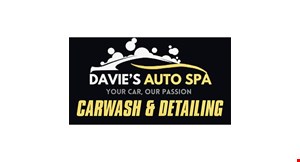 Product image for Davie's Auto Spa FREE #2 exterior car wash.