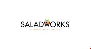 Product image for Saladworks- Doylestown 1/2 OFF any entree with the purchase of any entree of equal or greater value. 
