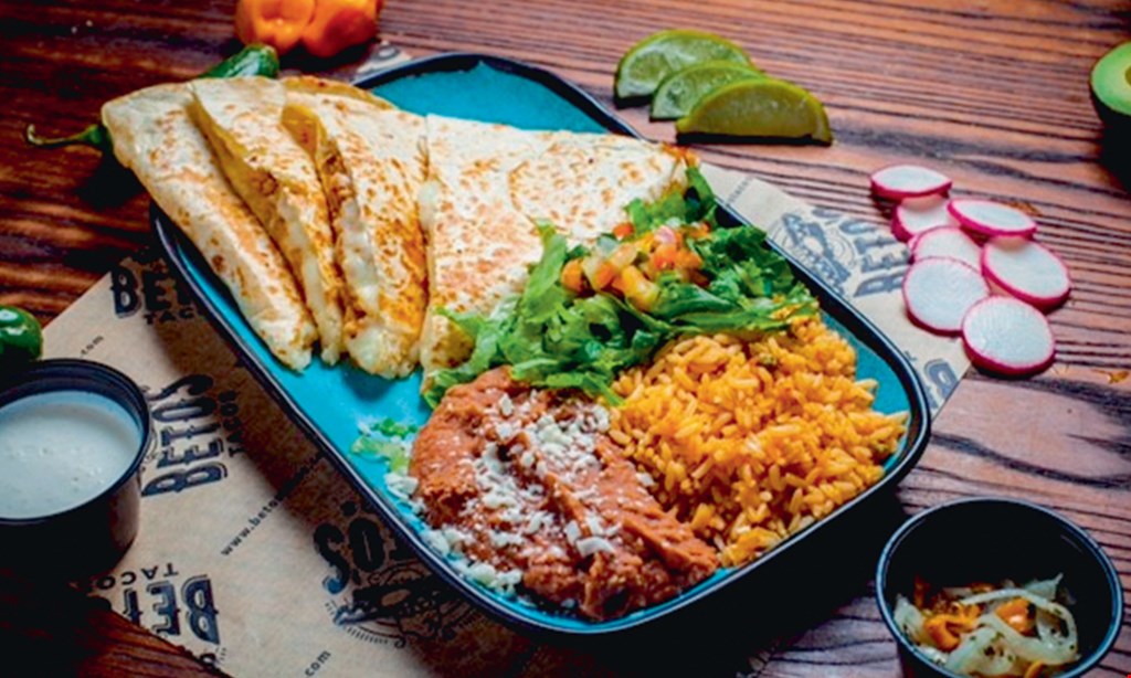 Product image for Beto's Tacos - Johns Creek 10% OFF on graduation catering for 25 guests or more. 