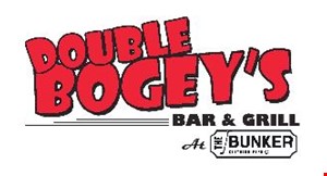 Product image for Bogey's Bar & Grill $5 OFF your total bill of $40 or more. 