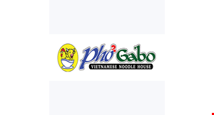 Product image for Pho Gabo Vietnamese Noodle House 10% OFF any purchase of $20 or more. 