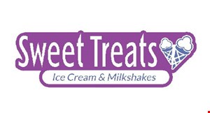 Product image for Sweet Treats Ice Cream & Milkshakes FREE scoop with a minimum of a $5 purchase.