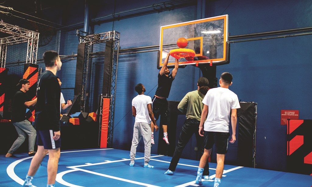 Product image for Sky Zone Trampoline Park Buy 1 For $27.99, Get 1 Free Glow Pass