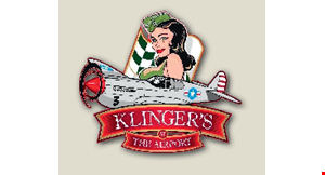 Product image for Klinger's At The Airport SUNDAY THRU THURSDAY $5 OFF any purchase of $30 or more. 