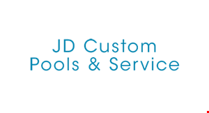 JD CUSTOM POOLS & SERVICE logo