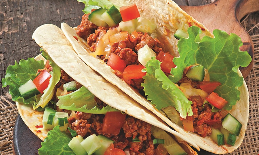 Product image for Lucha Street Tacos FREE burrito when you spend $25 or more ($10 value). 