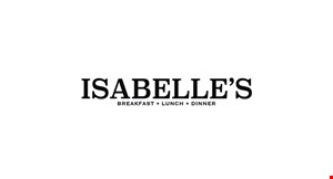 Product image for Isabelle's Southern Cuisine $10 OFF any purchase of $50 or more. 