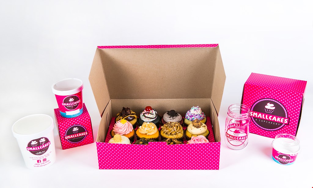 Product image for Smallcakes Cupcakery & Creamery $10 Off any purchase of $50 or more. 