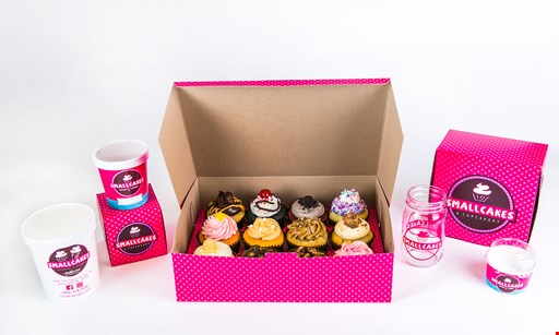 Product image for Smallcakes Cupcakery & Creamery $35.00 One Dozen Gourmet Cupcakes