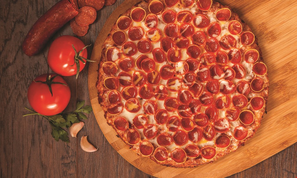 Product image for Mountain Mike's Pizza 4 FREE GARLIC STICKS WITH PURCHASE OF LARGE SPECIALTY PIZZA.