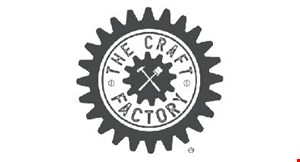 Product image for The Craft Factory $5 OFF any DIY craft project of $25 or more. 