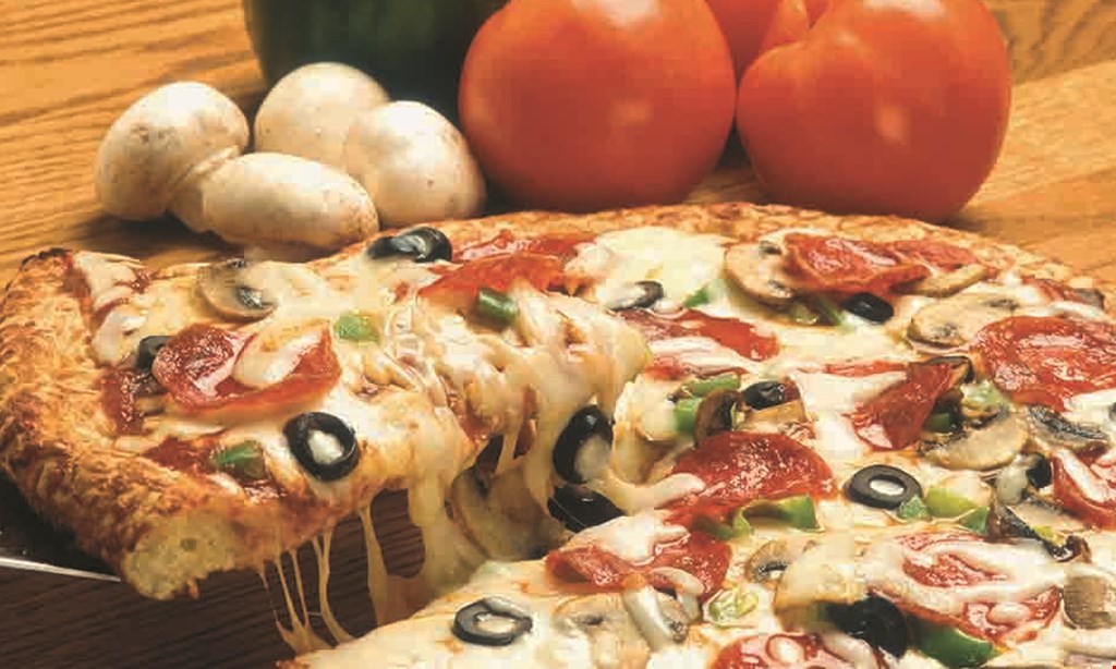 Product image for Crown Pizza Trumbull $27.99 famil yfeast large 16” cheese pizza, 10 pcs. JUMBO OR BONELESS WINGS, celery& blue cheese dip & 2 liter soda. 