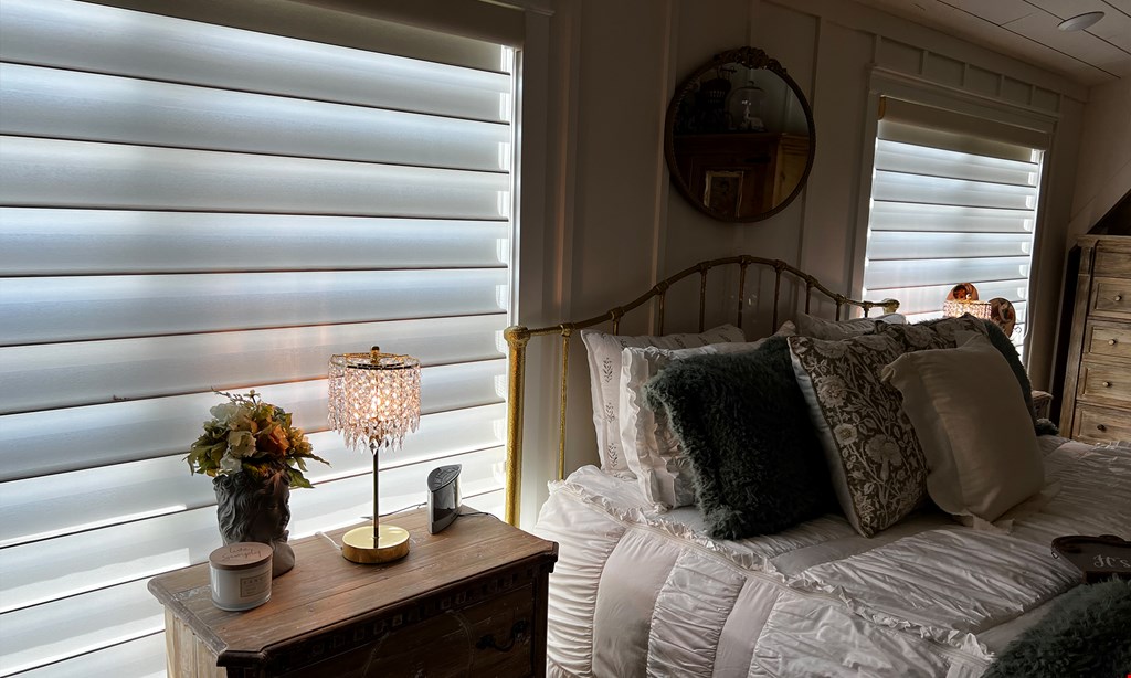 Product image for Anytime Blinds & Shutters 15% off your next window treatment project. 