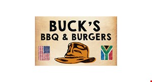 Buck's BBQ & Burgers logo