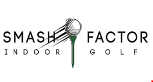 Product image for Smash Factor Indoor Golf $25 For 1-Hour Bay Rental Up To 4 People (Reg. $50)