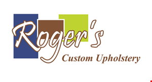 Product image for Roger's  Custom Upholstery 10% OFF any purchase. 