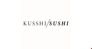 Product image for Kusshi Sushi Arlington 20% OFF entire check valid for dine-in Sunday-Thursday. 