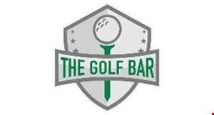 Product image for The Golf Bar FREE cheese pizza with 60 min. simulator rental